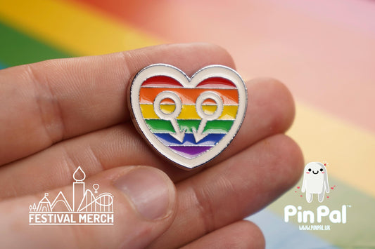 Rainbow Flag Pin | Enamel - PinPal UK018 - LGBT Pride Badge Stud Lesbian Gay Bisexual Transgender Queer Metal Button Pride gift Pride outfit