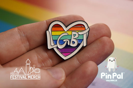 Rainbow Flag Pin | Enamel - PinPal UK024 - LGBT Pride Badge Stud Lesbian Gay Bisexual Transgender Queer Metal Button Pride gift Pride outfit