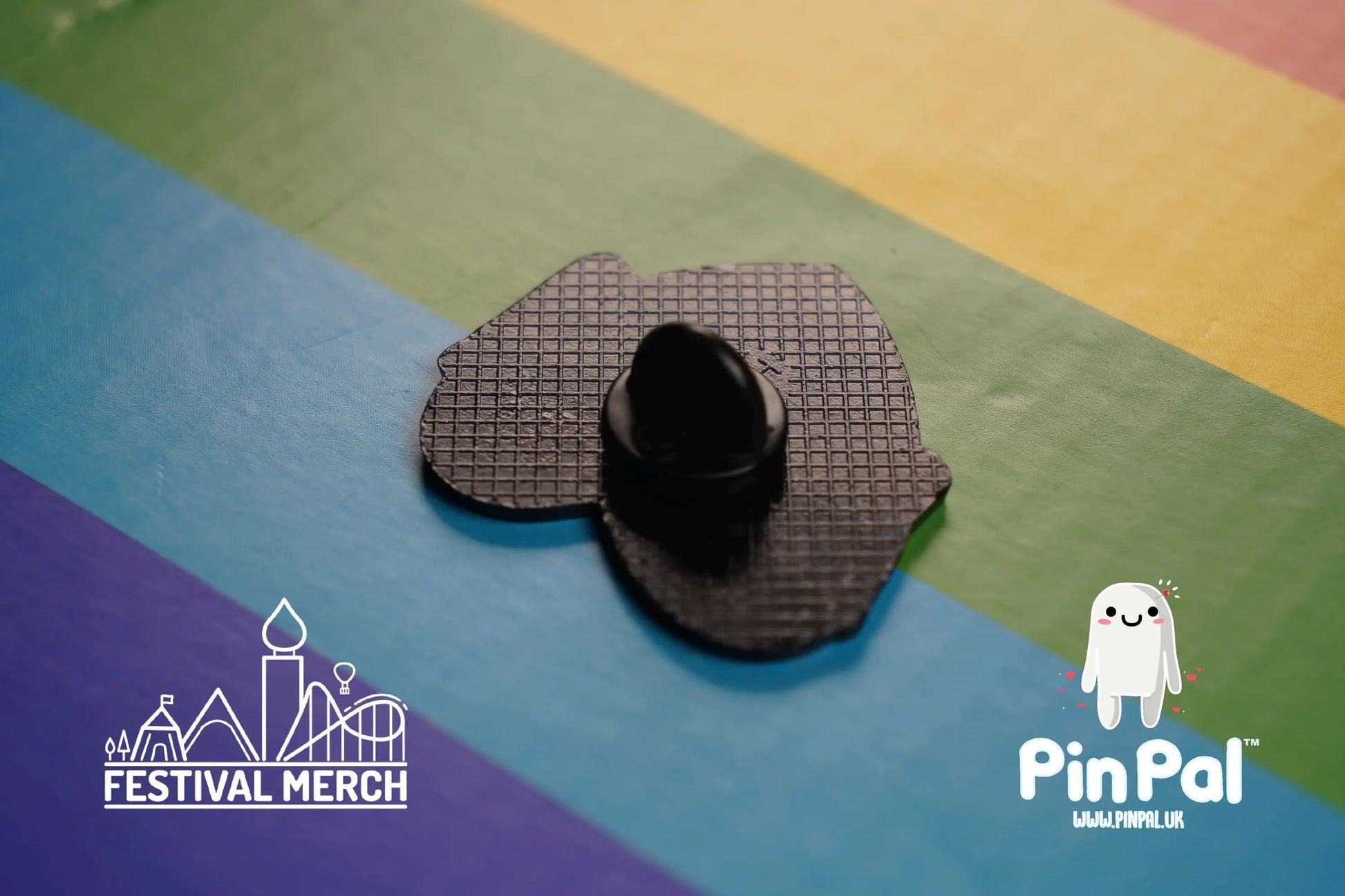 Rainbow Flag Pin | Enamel - PinPal UK024 - LGBT Pride Badge Stud Lesbian Gay Bisexual Transgender Queer Metal Button Pride gift Pride outfit