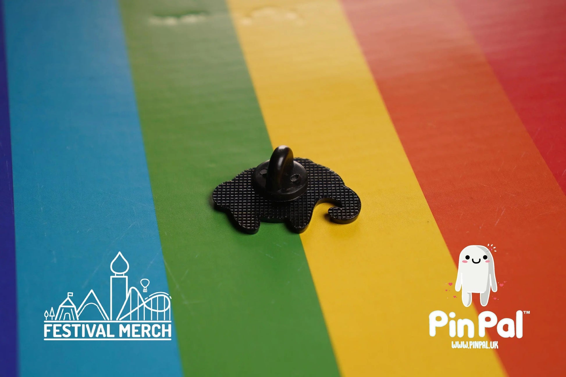 Rainbow Flag Pin | Enamel - PinPal UK031 - LGBT Pride Badge Stud Lesbian Gay Bisexual Transgender Queer Metal Button Pride gift Pride outfit