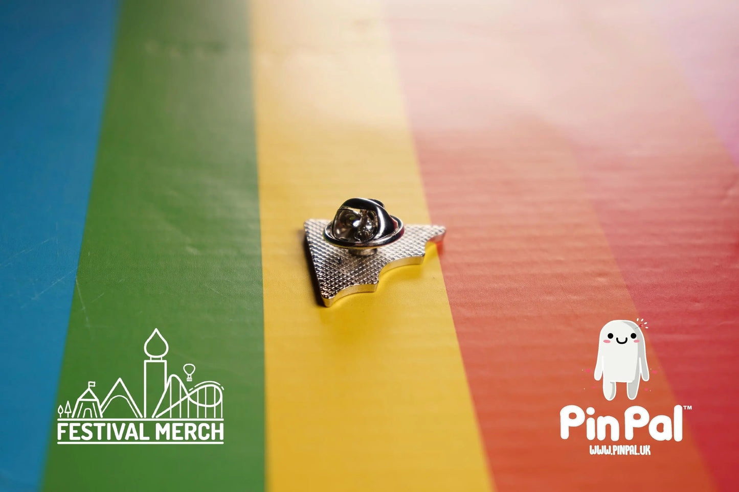 Rainbow Flag Pin | Enamel - PinPal UK037 - LGBT Pride Badge Stud Lesbian Gay Bisexual Transgender Queer Metal Button Pride gift Pride outfit