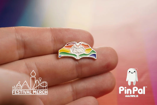 Rainbow Flag Pin | Enamel - PinPal UK039 - LGBT Pride Badge Stud Lesbian Gay Bisexual Transgender Queer Metal Button Pride gift Pride outfit