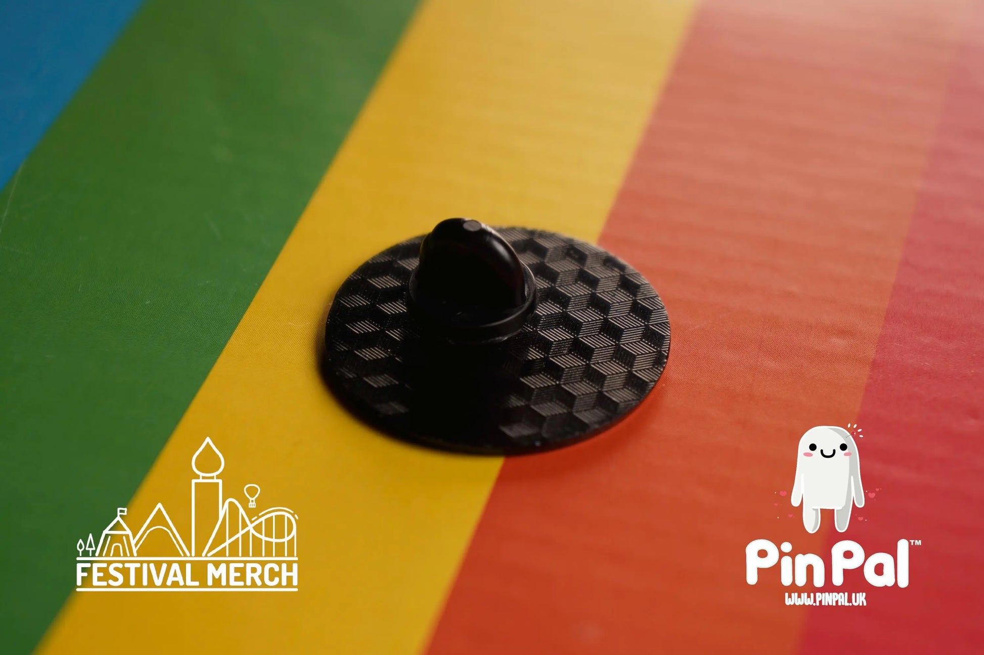 Rainbow Flag Pin | Enamel - PinPal UK056 - LGBT Pride Badge Stud Lesbian Gay Bisexual Transgender Queer Metal Button Pride gift Pride outfit