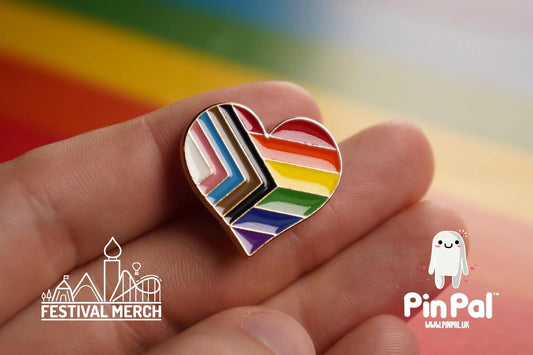 Rainbow Flag Pin | Enamel - PinPal UK061 - LGBT Pride Badge Stud Lesbian Gay Bisexual Transgender Queer Metal Button Pride gift Pride outfit