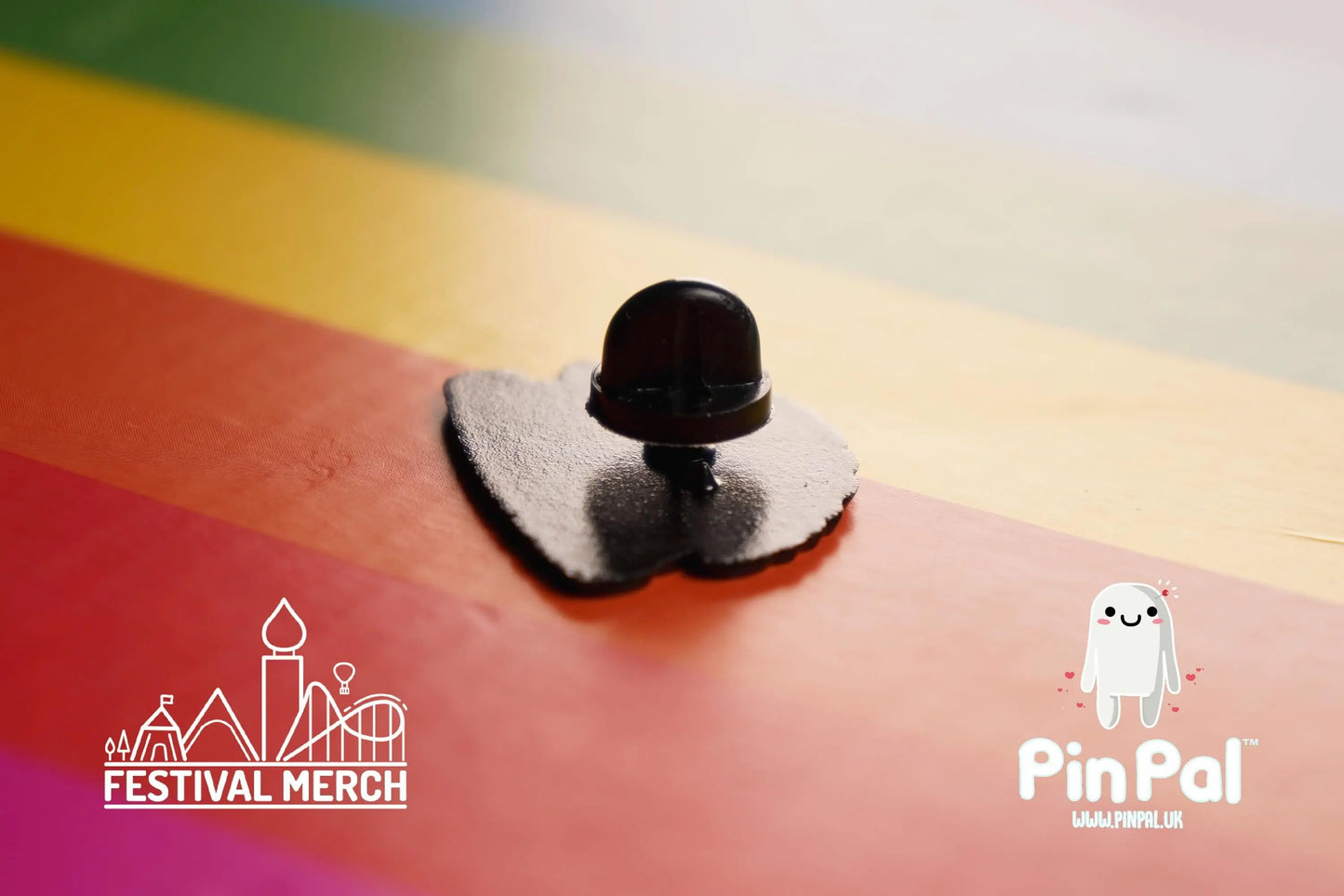 Rainbow Flag Pin | Enamel - PinPal UK062 - LGBT Pride Badge Stud Lesbian Gay Bisexual Transgender Queer Metal Button Pride gift Pride outfit