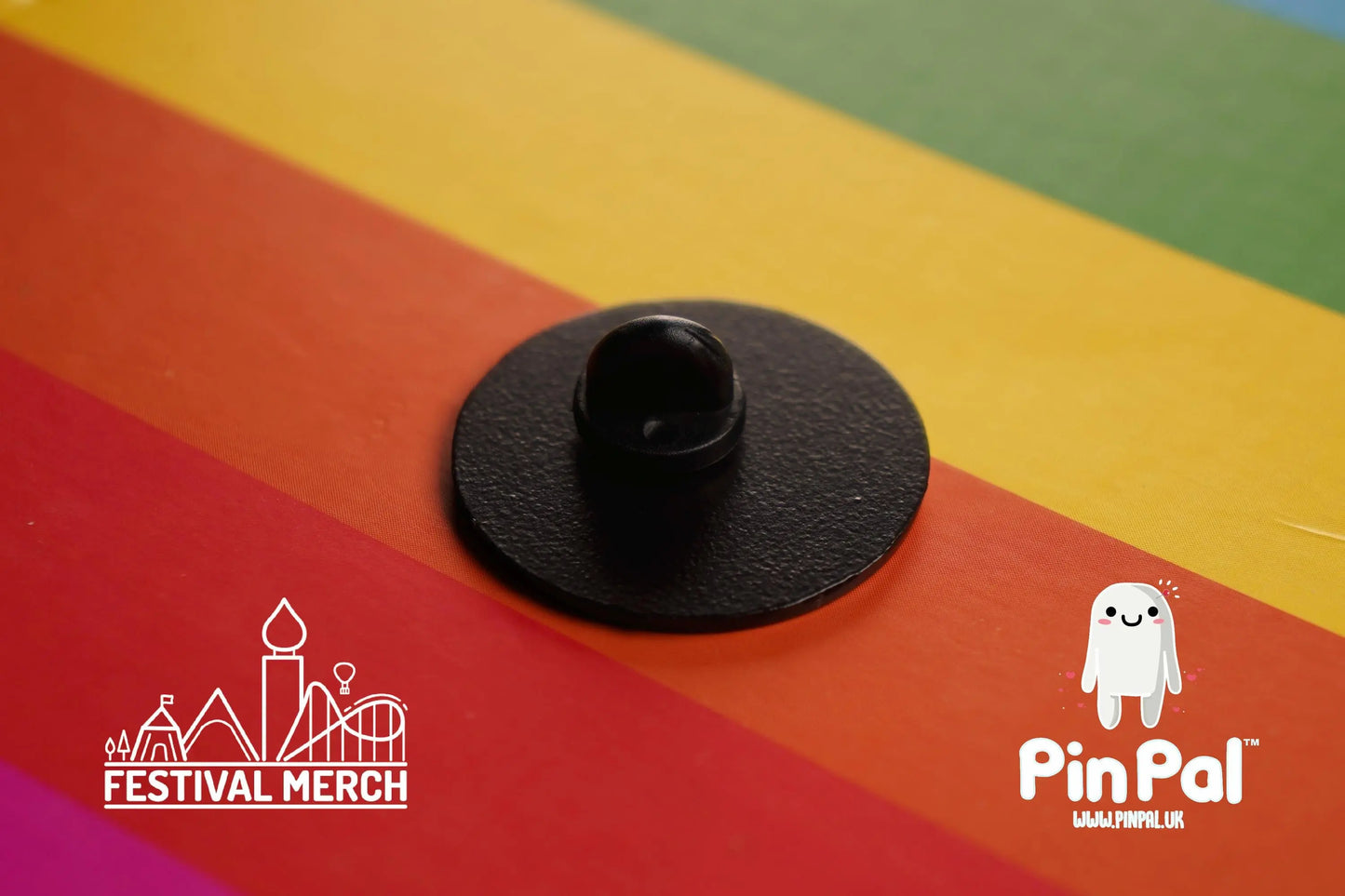 Rainbow Flag Pin | Enamel - PinPal UK073 - LGBT Pride Badge Stud Lesbian Gay Bisexual Transgender Queer Metal Button Pride gift Pride outfit