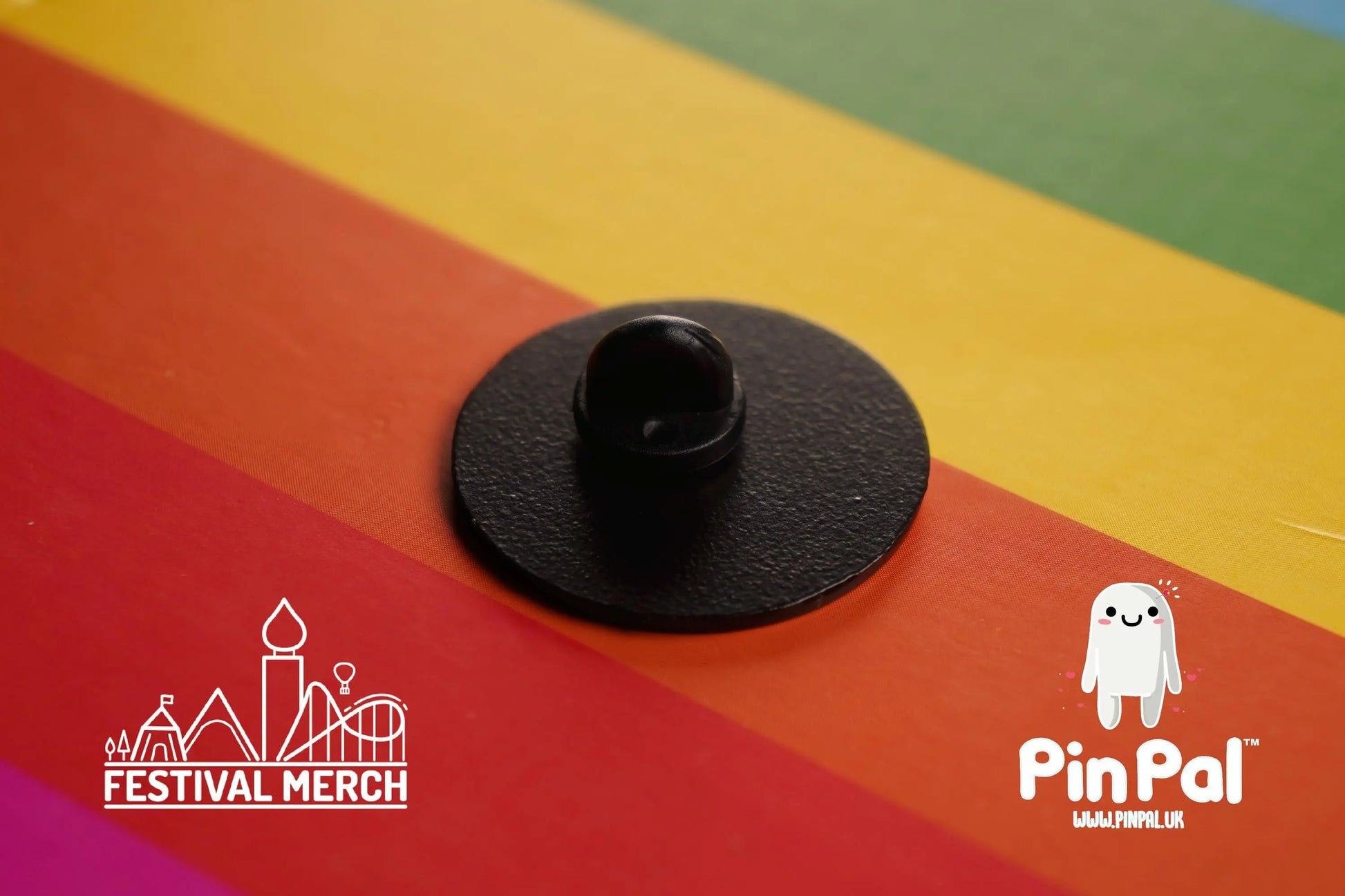 Rainbow Flag Pin | Enamel - PinPal UK073 - LGBT Pride Badge Stud Lesbian Gay Bisexual Transgender Queer Metal Button Pride gift Pride outfit