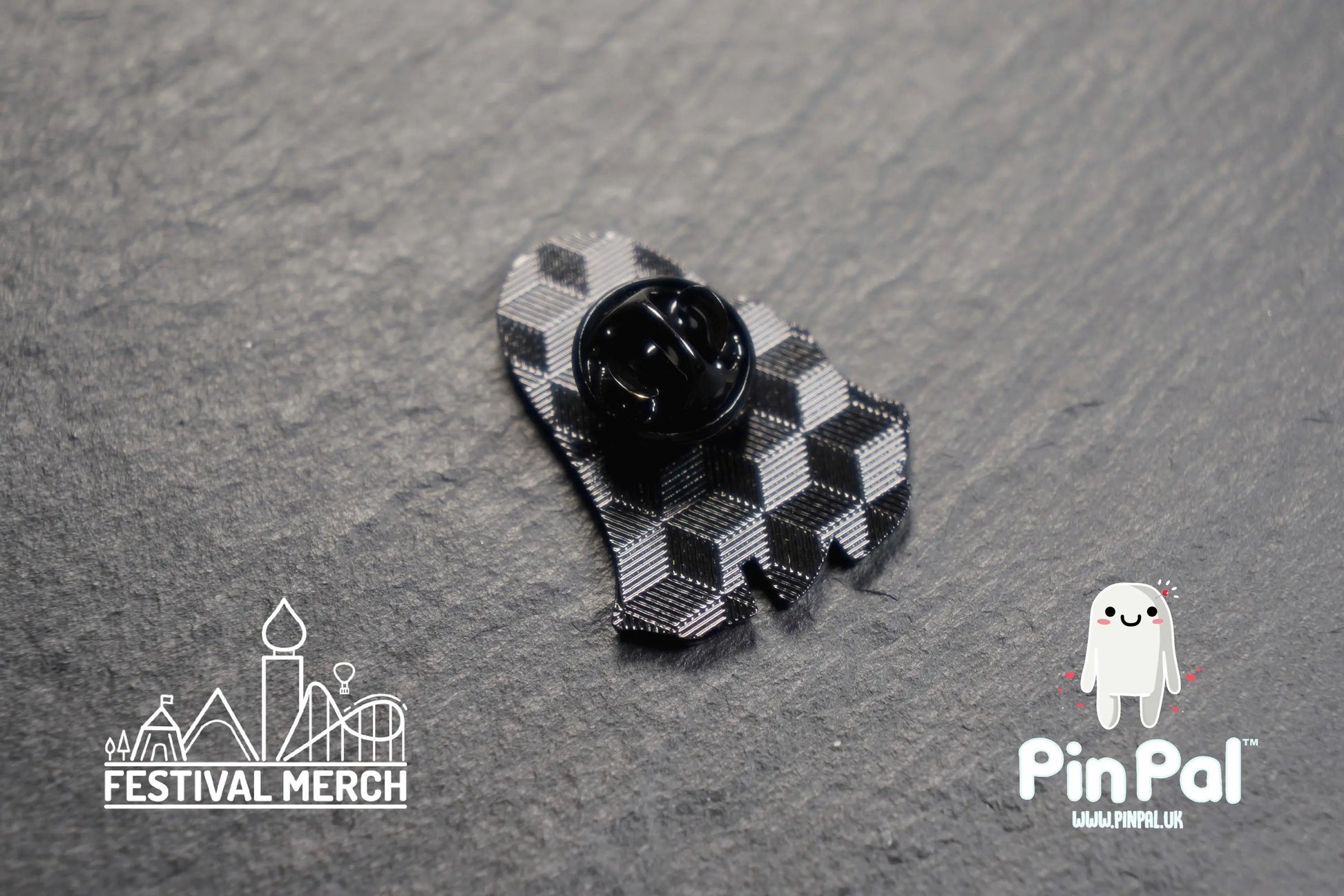 Halloween Enamel Pin - PinPal UK223 - Spooky badge Ghost Emo Cute Button Funny Boo Vampire Hand ouija board scary movie gift outfit
