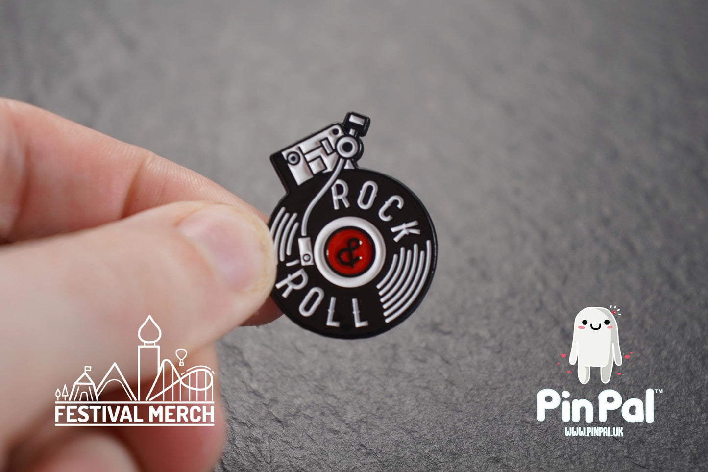 Funny Enamel Pin - PinPal UK077 - Pin Badges - Funny Gift, Music Gift, Anime Gift, Cute Gift, Positive gift, Cheeky Rude Gift, Unique Gift