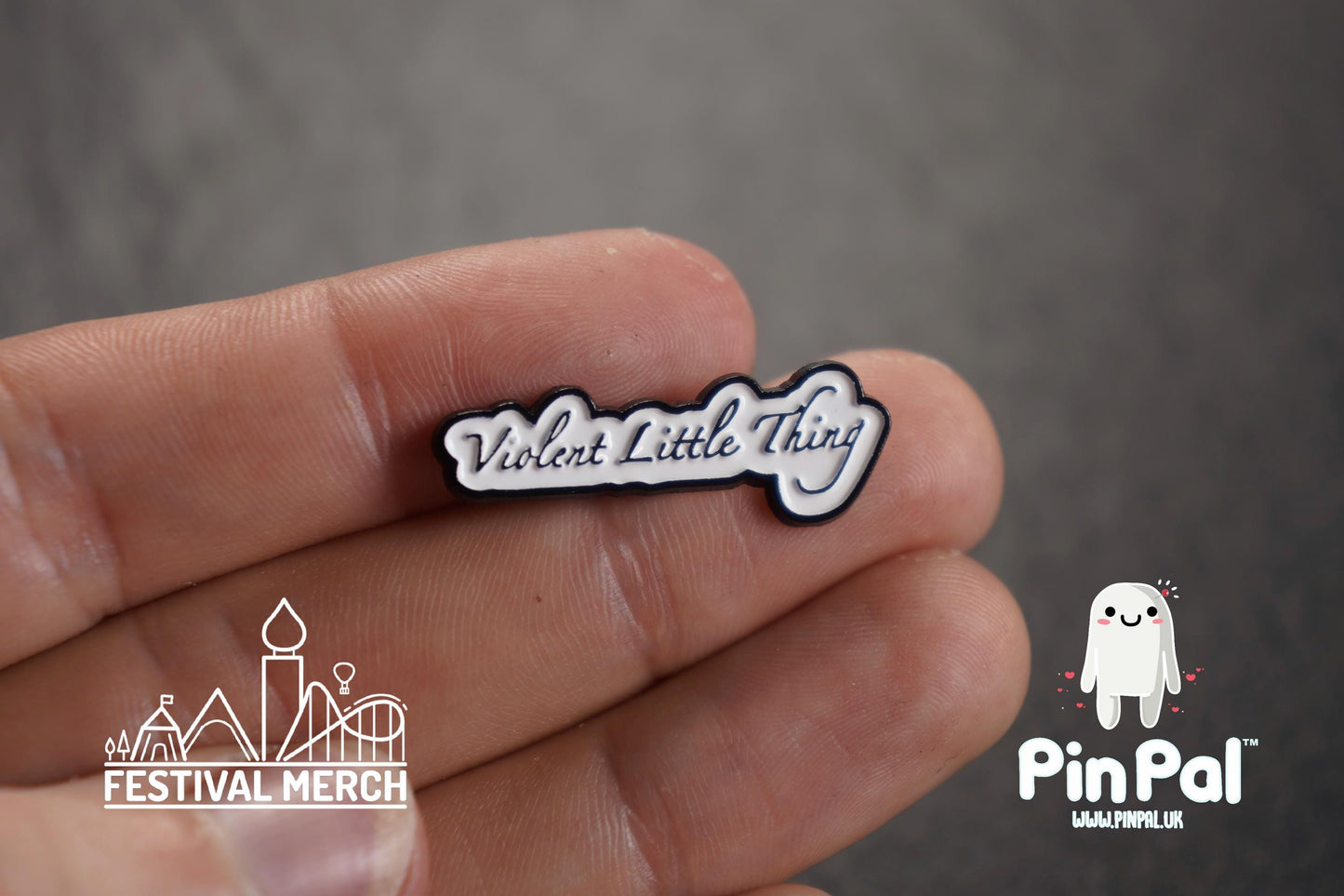 Funny Enamel Pin - PinPal UK078 - Pin Badges - Funny Gift, Music Gift, Anime Gift, Cute Gift, Positive gift, Cheeky Rude Gift, Unique Gift