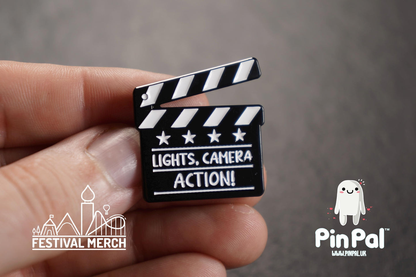 Funny Enamel Pin - PinPal UK080 - Pin Badges - Funny Gift, Music Gift, Anime Gift, Cute Gift, Positive gift, Cheeky Rude Gift, Unique Gift