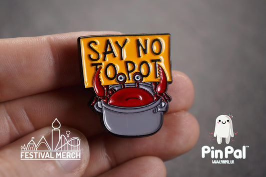 Funny Enamel Pin - PinPal UK082 - Pin Badges - Funny Gift, Music Gift, Anime Gift, Cute Gift, Positive gift, Cheeky Rude Gift, Unique Gift
