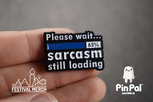 Funny Enamel Pin - PinPal UK083 - Pin Badges - Funny Gift, Music Gift, Anime Gift, Cute Gift, Positive gift, Cheeky Rude Gift, Unique Gift