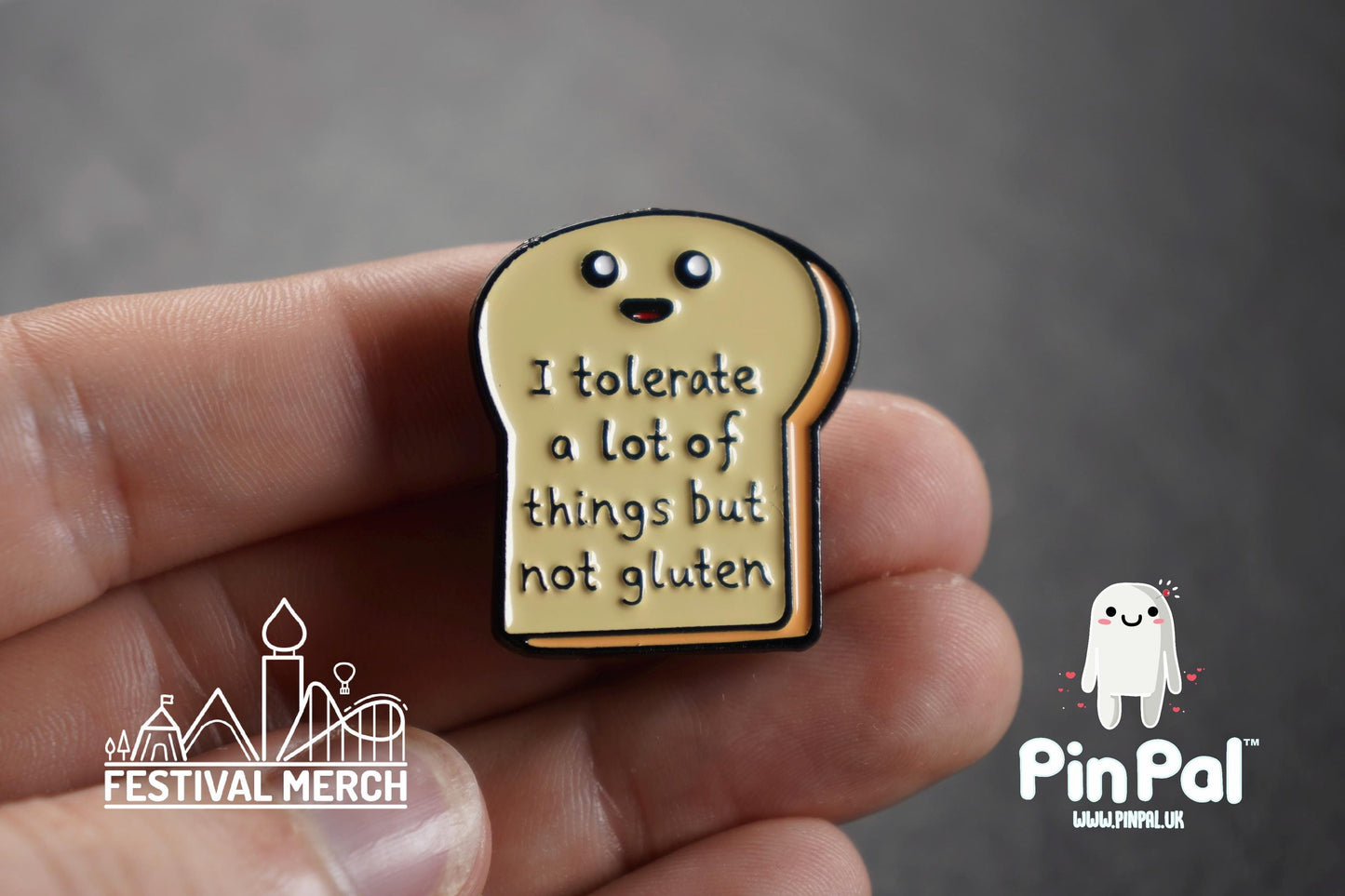 Funny Enamel Pin - PinPal UK084 - Pin Badges - Funny Gift, Music Gift, Anime Gift, Cute Gift, Positive gift, Cheeky Rude Gift, Unique Gift