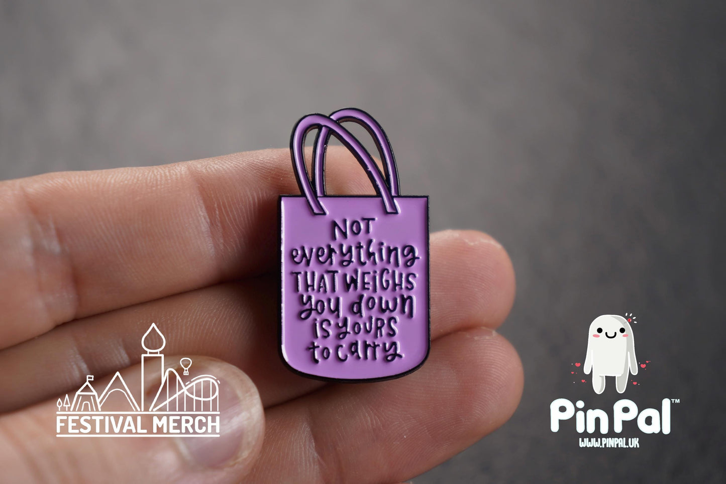 Funny Enamel Pin - PinPal UK086 - Pin Badges - Funny Gift, Music Gift, Anime Gift, Cute Gift, Positive gift, Cheeky Rude Gift, Unique Gift