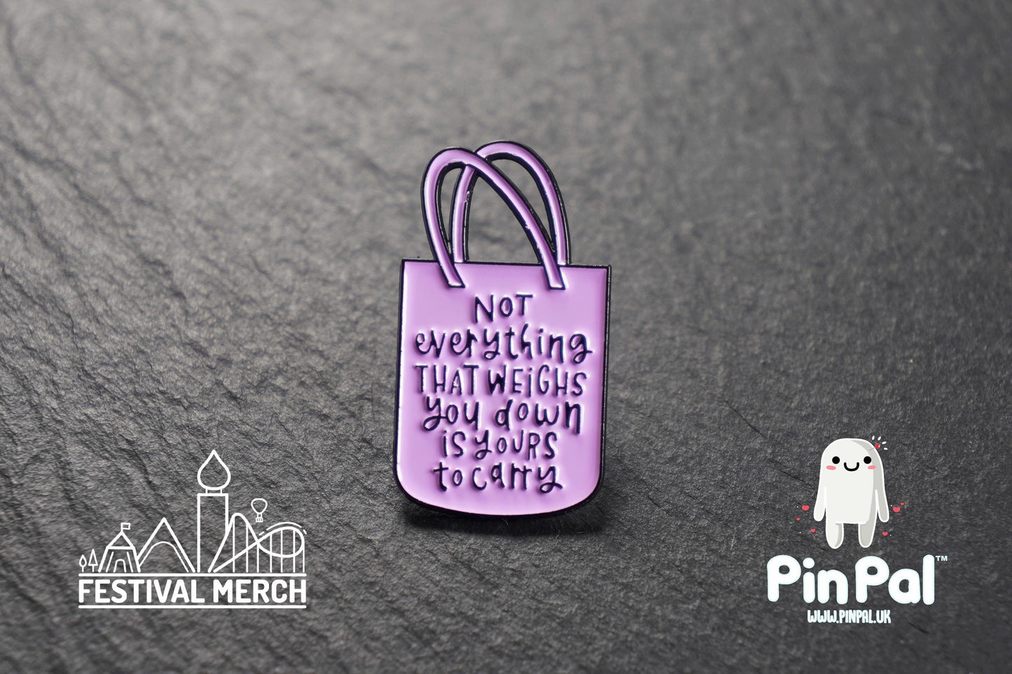 Funny Enamel Pin - PinPal UK086 - Pin Badges - Funny Gift, Music Gift, Anime Gift, Cute Gift, Positive gift, Cheeky Rude Gift, Unique Gift