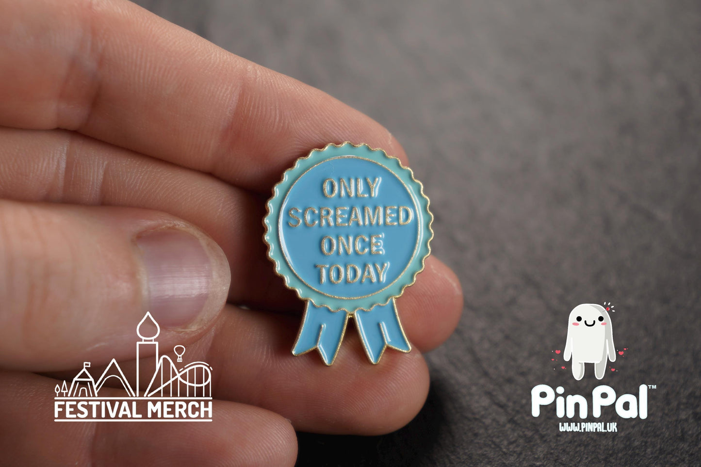 Funny Enamel Pin - PinPal UK088 - Pin Badges - Funny Gift, Music Gift, Anime Gift, Cute Gift, Positive gift, Cheeky Rude Gift, Unique Gift