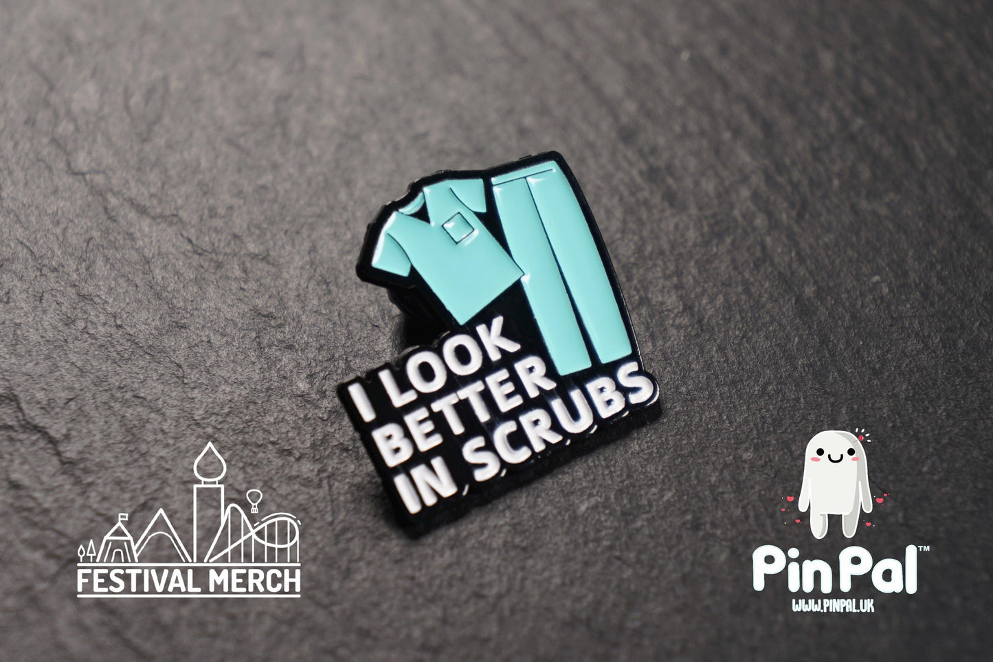 Funny Enamel Pin - PinPal UK091 - Pin Badges - Funny Gift, Music Gift, Anime Gift, Cute Gift, Positive gift, Cheeky Rude Gift, Unique Gift