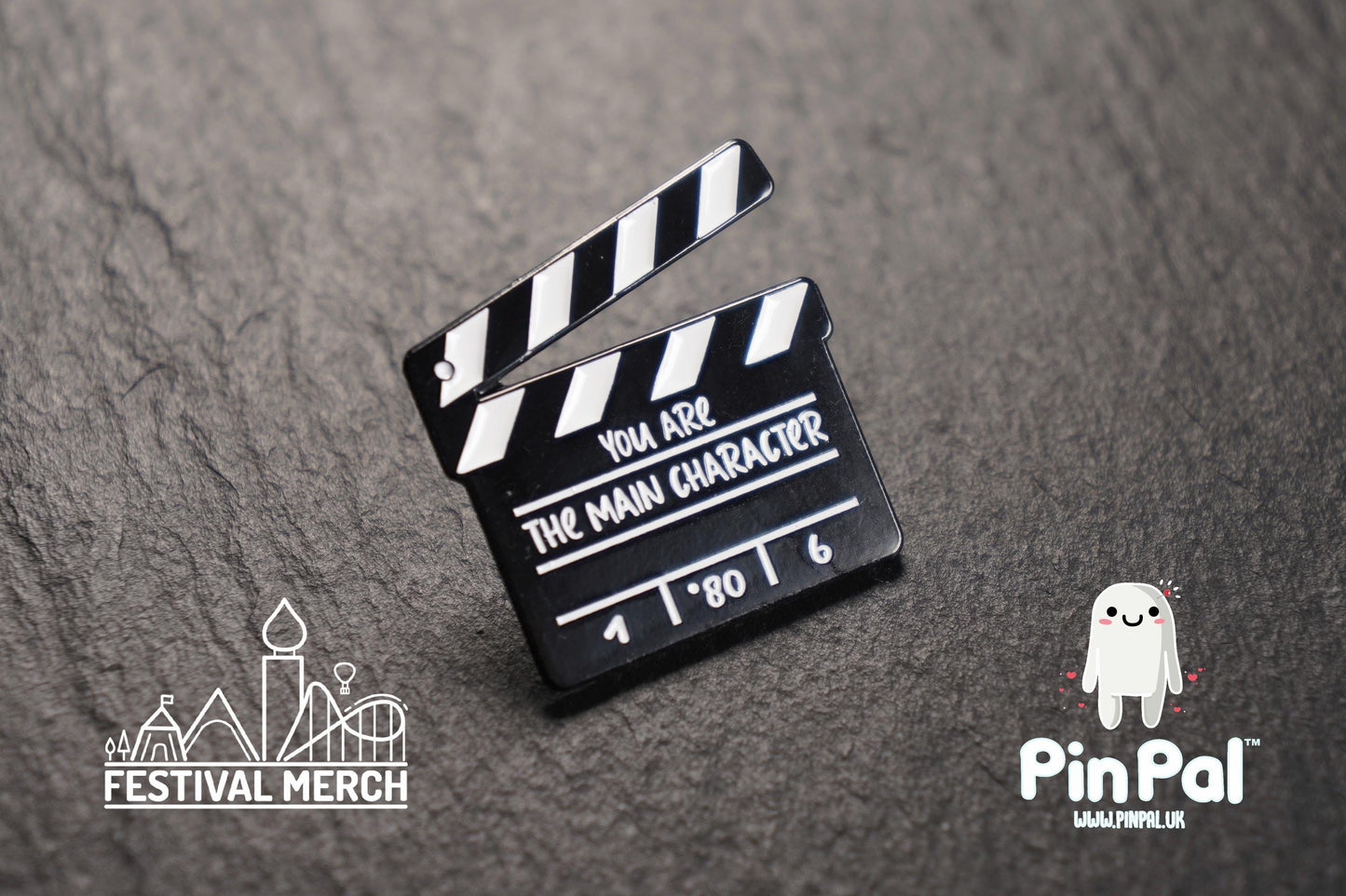 Funny Enamel Pin - PinPal UK092 - Pin Badges - Funny Gift, Music Gift, Anime Gift, Cute Gift, Positive gift, Cheeky Rude Gift, Unique Gift