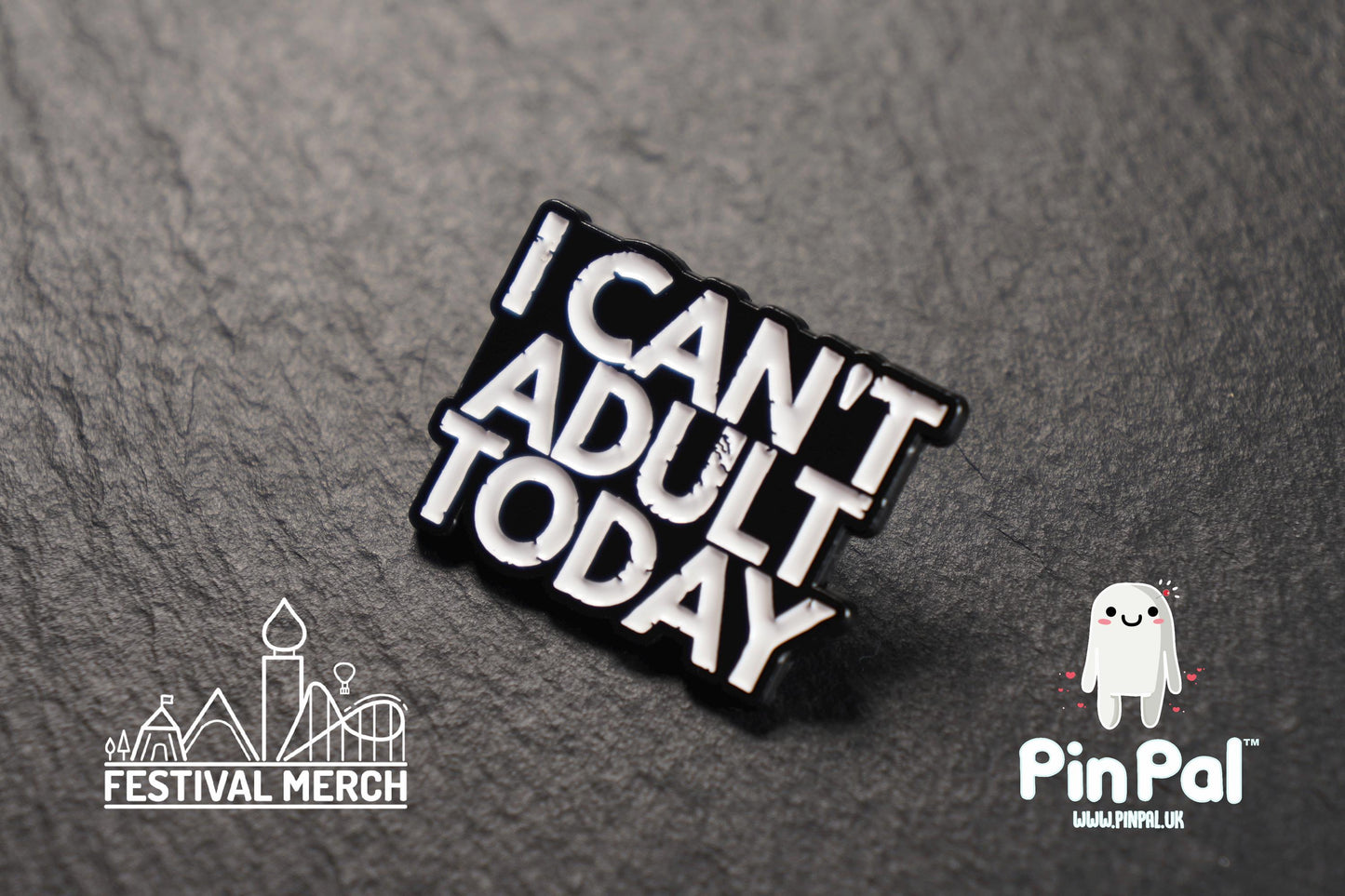 Funny Enamel Pin - PinPal UK098 - Pin Badges - Funny Gift, Music Gift, Anime Gift, Cute Gift, Positive gift, Cheeky Rude Gift, Unique Gift