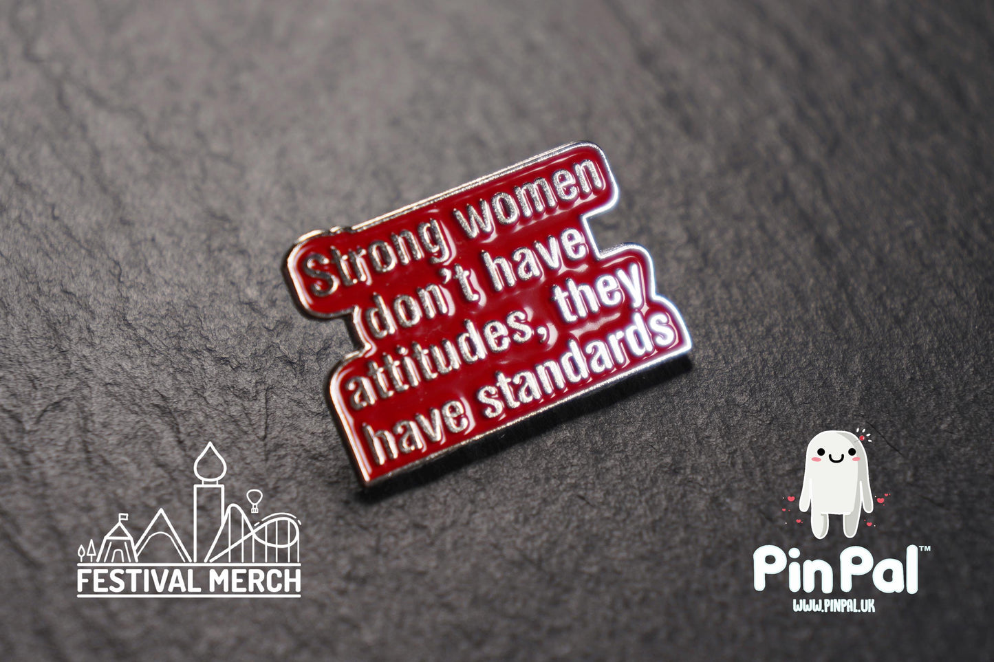 Funny Enamel Pin - PinPal UK105 - Pin Badges - Funny Gift, Music Gift, Anime Gift, Cute Gift, Positive gift, Cheeky Rude Gift, Unique Gift