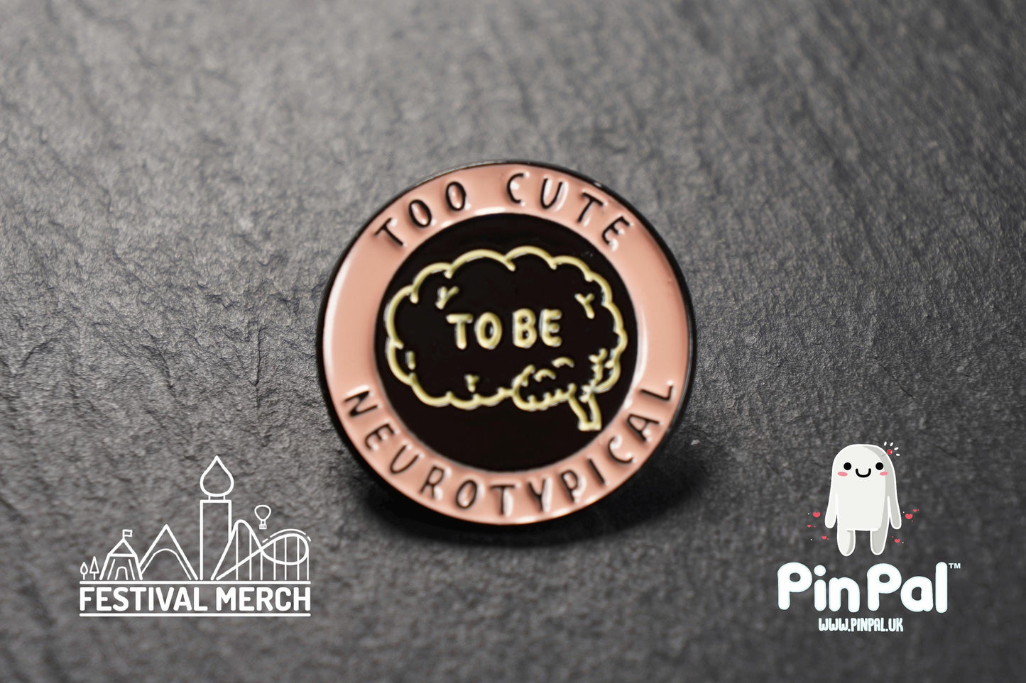 Funny Enamel Pin - PinPal UK111 - Pin Badges - Funny Gift, Music Gift, Anime Gift, Cute Gift, Positive gift, Cheeky Rude Gift, Unique Gift