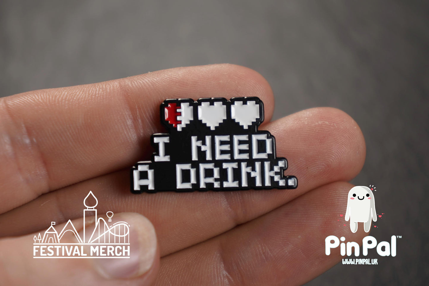 Funny Enamel Pin - PinPal UK114 - Pin Badges - Funny Gift, Music Gift, Anime Gift, Cute Gift, Positive gift, Cheeky Rude Gift, Unique Gift