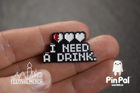 Funny Enamel Pin - PinPal UK114 - Pin Badges - Funny Gift, Music Gift, Anime Gift, Cute Gift, Positive gift, Cheeky Rude Gift, Unique Gift