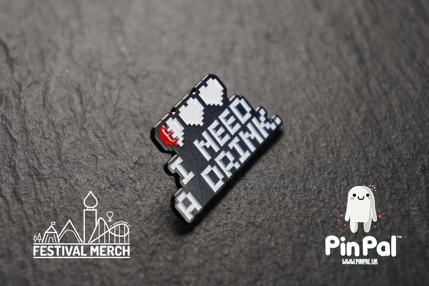 Funny Enamel Pin - PinPal UK114 - Pin Badges - Funny Gift, Music Gift, Anime Gift, Cute Gift, Positive gift, Cheeky Rude Gift, Unique Gift