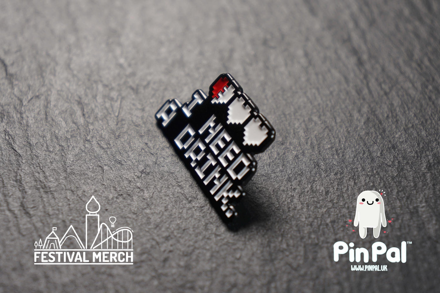 Funny Enamel Pin - PinPal UK114 - Pin Badges - Funny Gift, Music Gift, Anime Gift, Cute Gift, Positive gift, Cheeky Rude Gift, Unique Gift
