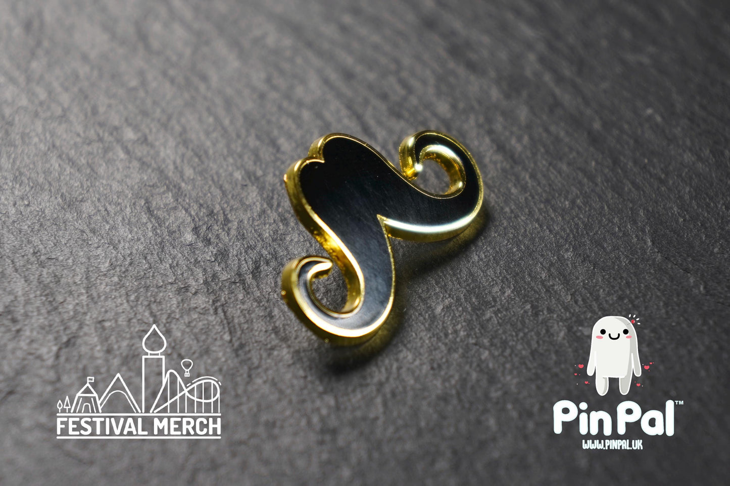 Funny Enamel Pin - PinPal UK117 - Pin Badges - Funny Gift, Music Gift, Anime Gift, Cute Gift, Positive gift, Cheeky Rude Gift, Unique Gift