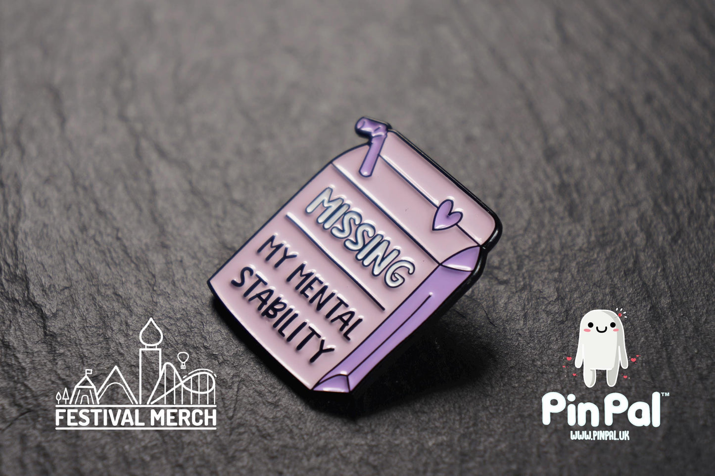 Funny Enamel Pin - PinPal UK118 - Pin Badges - Funny Gift, Music Gift, Anime Gift, Cute Gift, Positive gift, Cheeky Rude Gift, Unique Gift