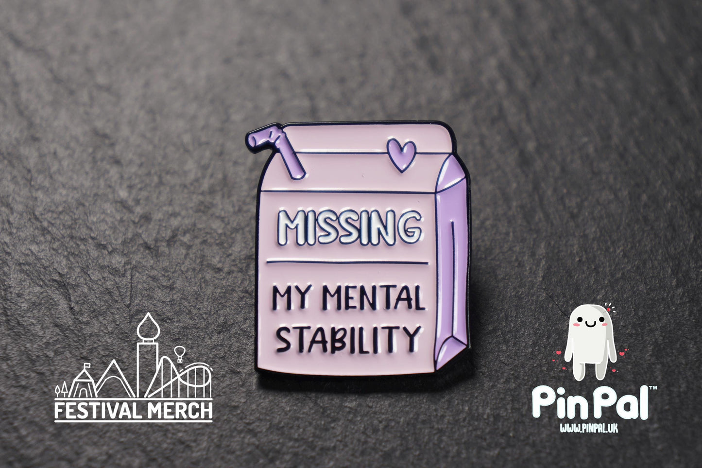 Funny Enamel Pin - PinPal UK118 - Pin Badges - Funny Gift, Music Gift, Anime Gift, Cute Gift, Positive gift, Cheeky Rude Gift, Unique Gift