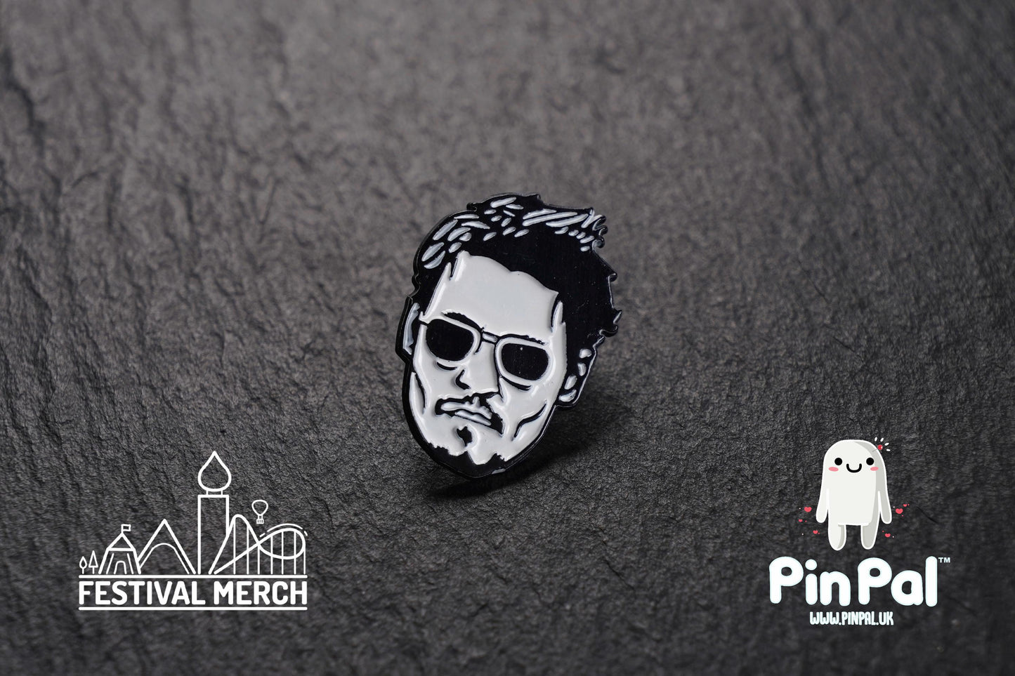 Funny Enamel Pin - PinPal UK124 - Pin Badges - Funny Gift, Music Gift, Anime Gift, Cute Gift, Positive gift, Cheeky Rude Gift, Unique Gift