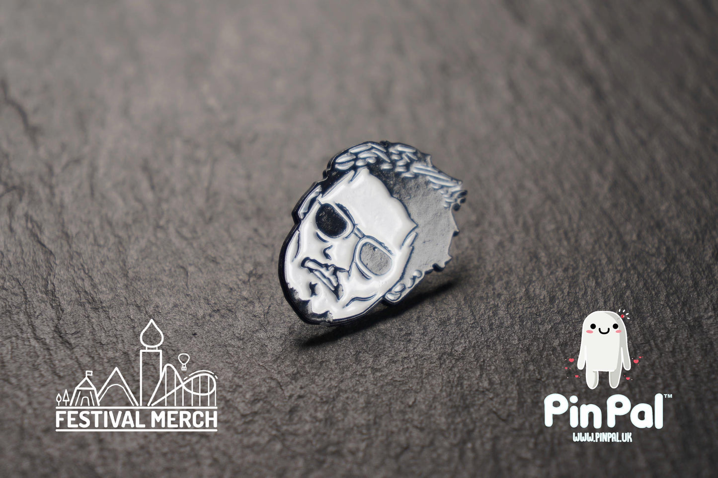 Funny Enamel Pin - PinPal UK124 - Pin Badges - Funny Gift, Music Gift, Anime Gift, Cute Gift, Positive gift, Cheeky Rude Gift, Unique Gift