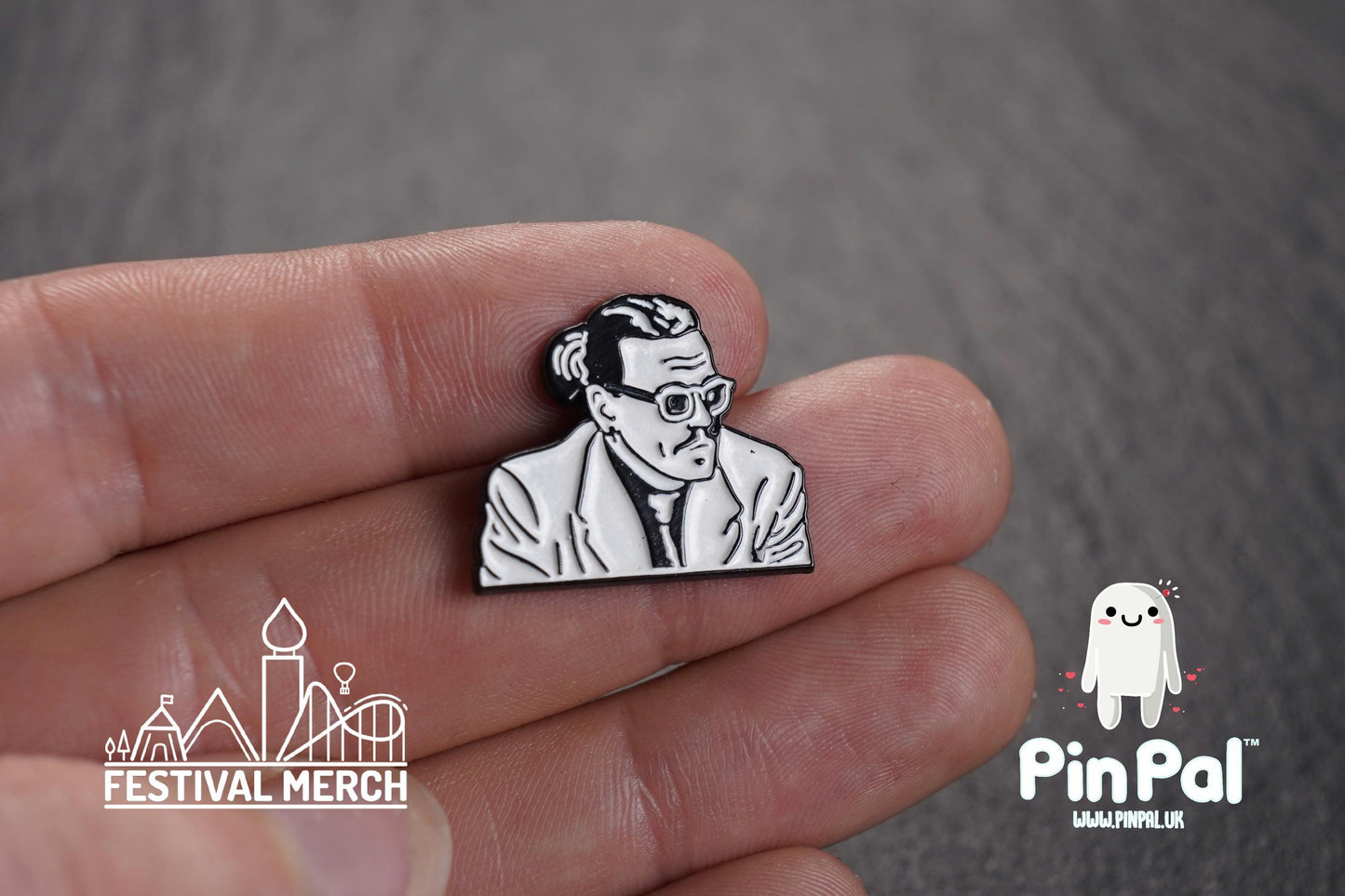 Funny Enamel Pin - PinPal UK126 - Pin Badges - Funny Gift, Music Gift, Anime Gift, Cute Gift, Positive gift, Cheeky Rude Gift, Unique Gift