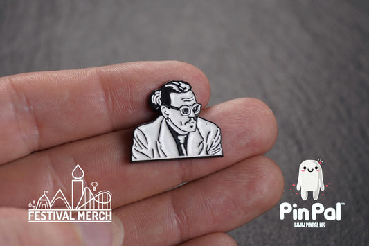 Funny Enamel Pin - PinPal UK126 - Pin Badges - Funny Gift, Music Gift, Anime Gift, Cute Gift, Positive gift, Cheeky Rude Gift, Unique Gift