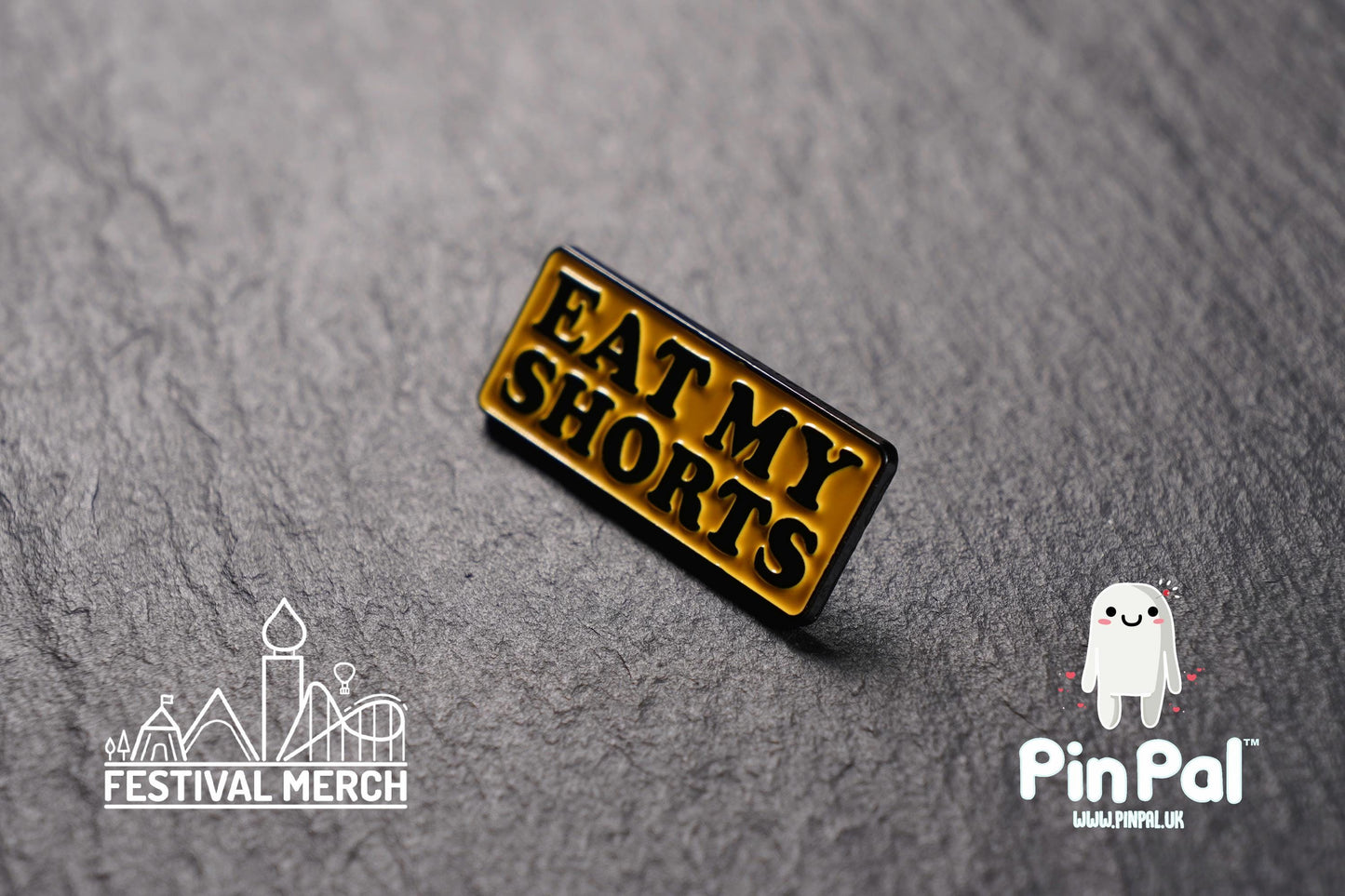 Funny Enamel Pin - PinPal UK127 - Pin Badges - Funny Gift, Music Gift, Anime Gift, Cute Gift, Positive gift, Cheeky Rude Gift, Unique Gift