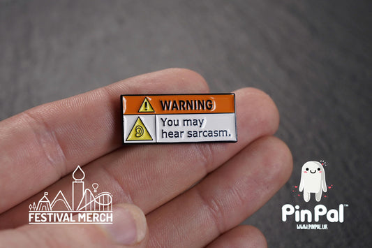 Funny Enamel Pin - PinPal UK131 - Pin Badges - Funny Gift, Music Gift, Anime Gift, Cute Gift, Positive gift, Cheeky Rude Gift, Unique Gift