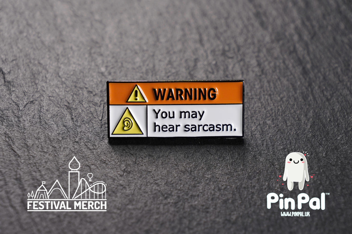 Funny Enamel Pin - PinPal UK131 - Pin Badges - Funny Gift, Music Gift, Anime Gift, Cute Gift, Positive gift, Cheeky Rude Gift, Unique Gift