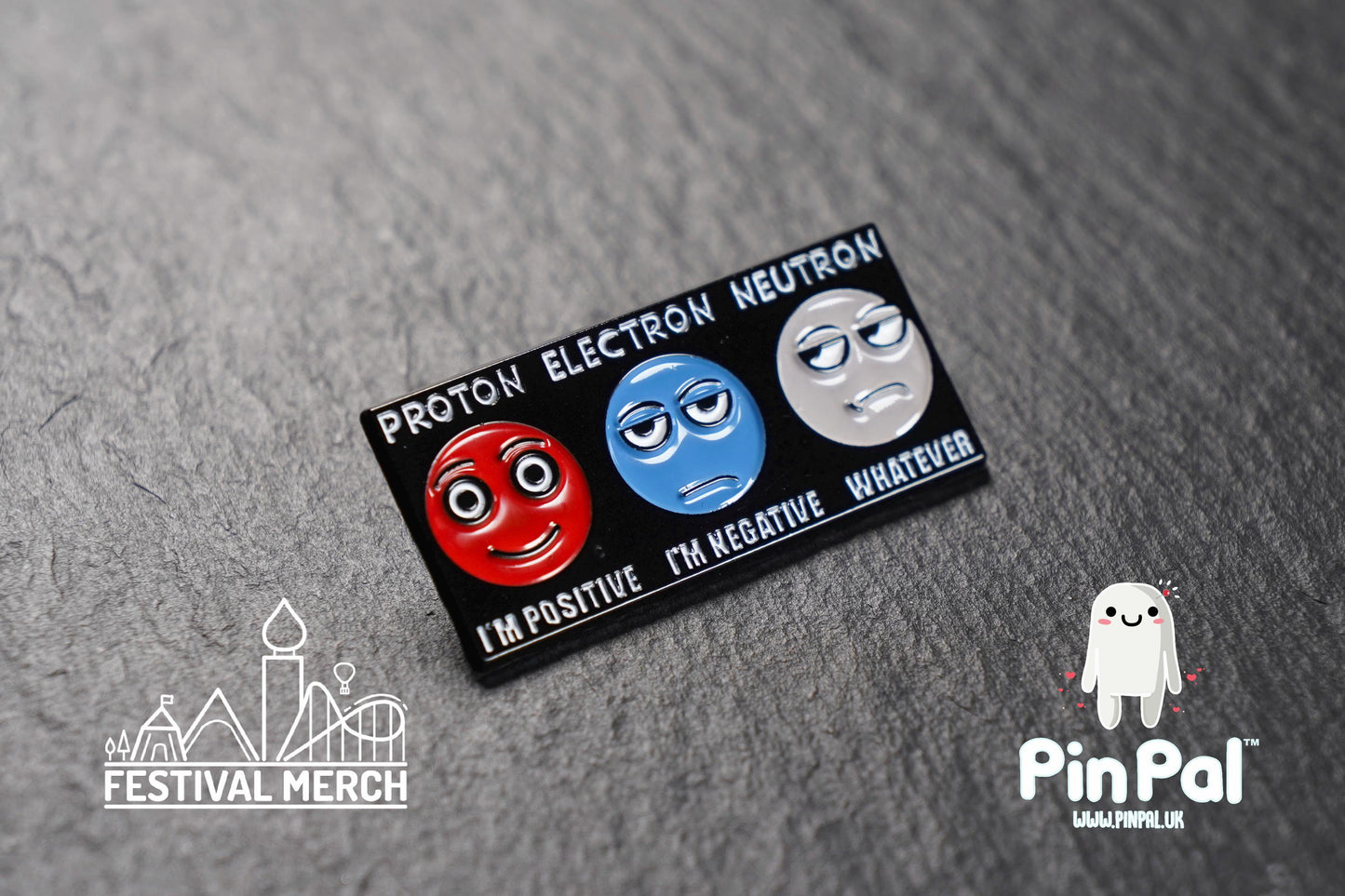 Funny Enamel Pin - PinPal UK134 - Pin Badges - Funny Gift, Music Gift, Anime Gift, Cute Gift, Positive gift, Cheeky Rude Gift, Unique Gift
