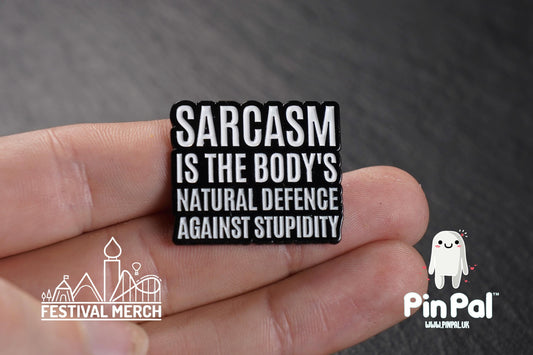 Funny Enamel Pin - PinPal UK141 - Pin Badges - Funny Gift, Music Gift, Anime Gift, Cute Gift, Positive gift, Cheeky Rude Gift, Unique Gift