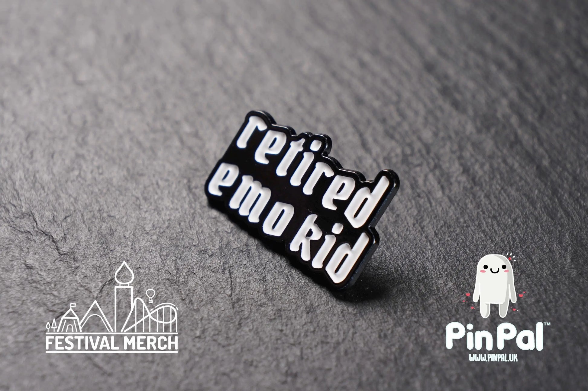 Funny Enamel Pin - PinPal UK146 - Pin Badges - Funny Gift, Music Gift, Anime Gift, Cute Gift, Positive gift, Cheeky Rude Gift, Unique Gift