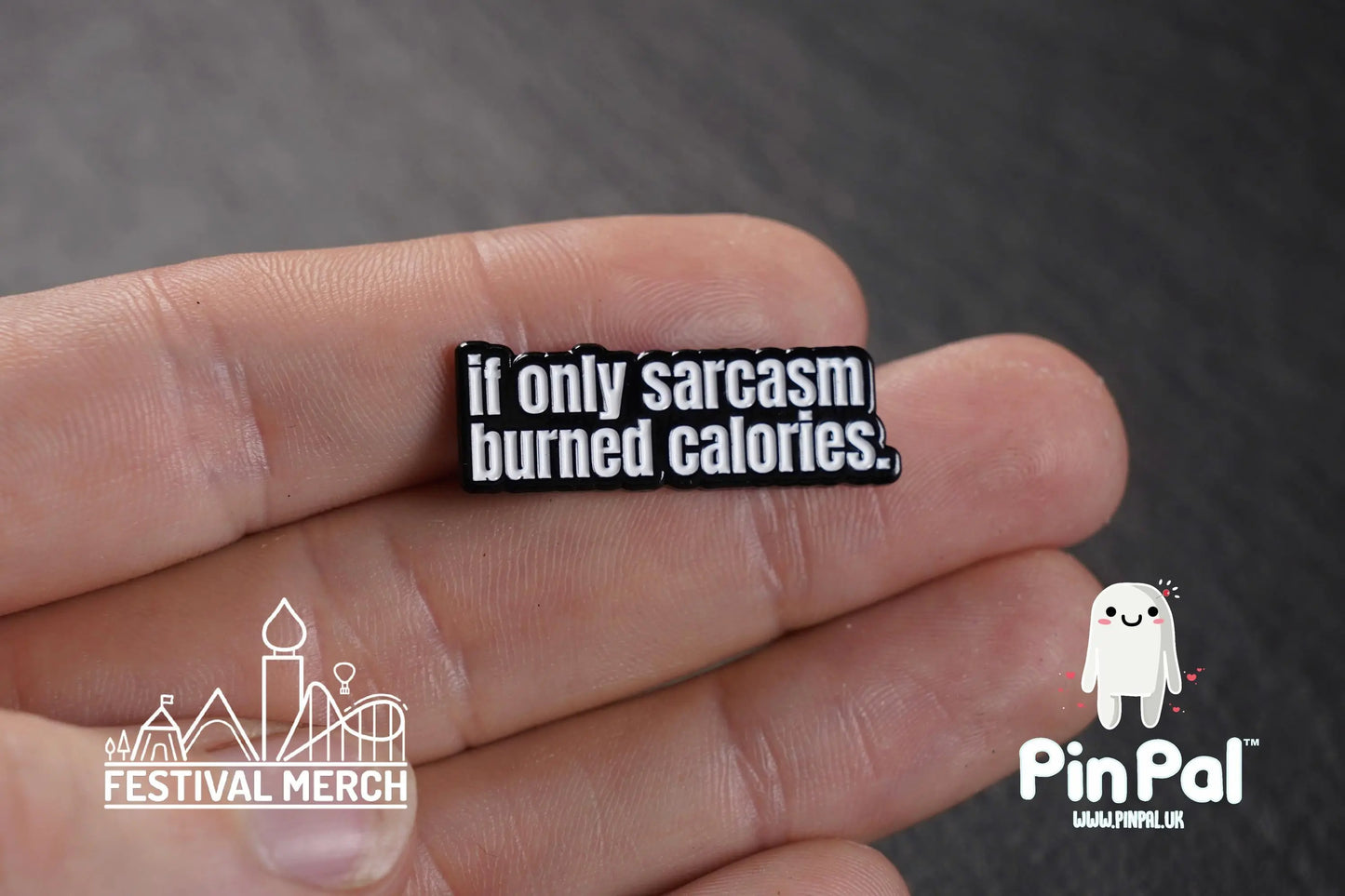 Funny Enamel Pin - PinPal UK149 - Pin Badges - Funny Gift, Music Gift, Anime Gift, Cute Gift, Positive gift, Cheeky Rude Gift, Unique Gift