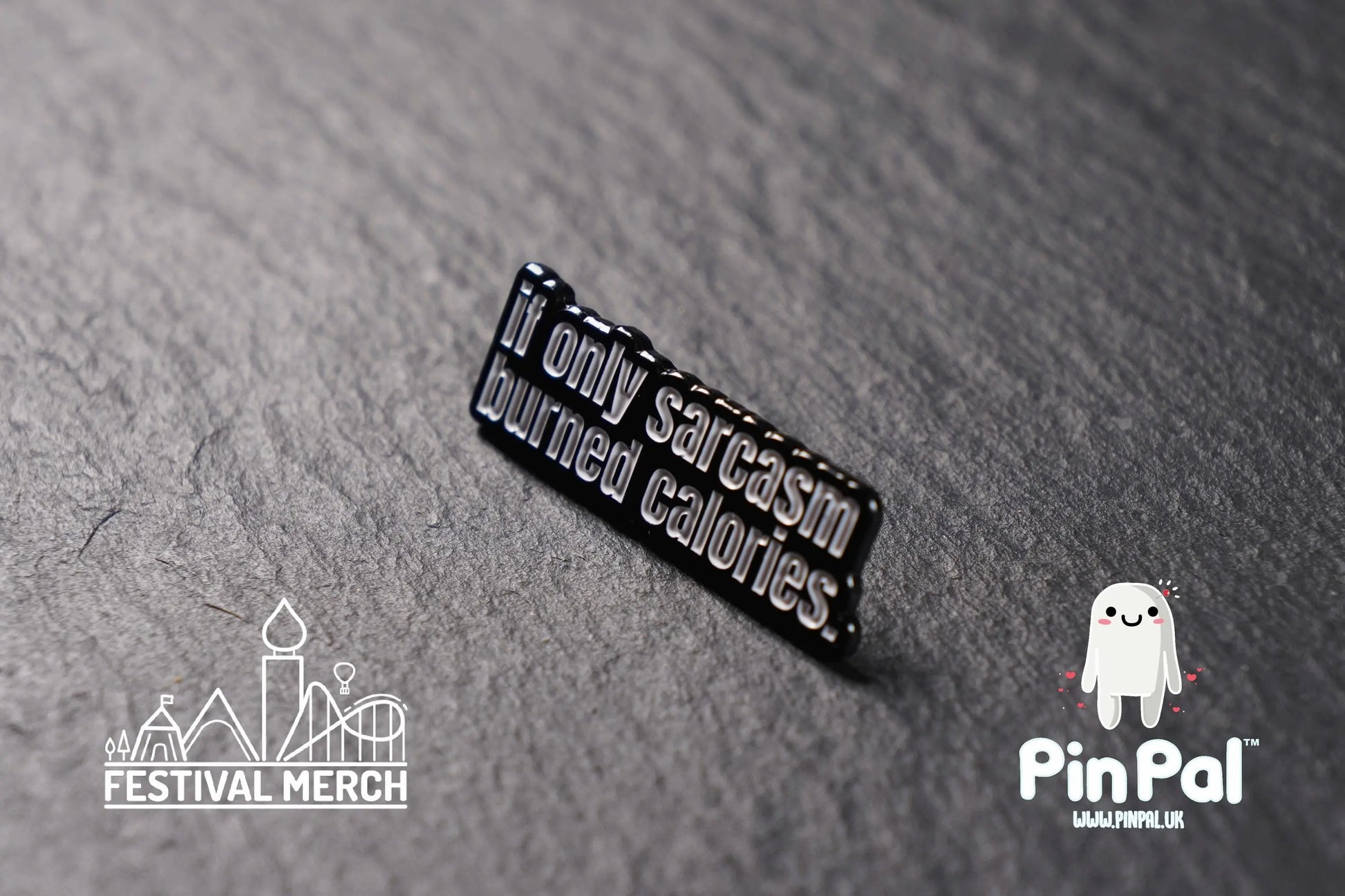 Funny Enamel Pin - PinPal UK149 - Pin Badges - Funny Gift, Music Gift, Anime Gift, Cute Gift, Positive gift, Cheeky Rude Gift, Unique Gift