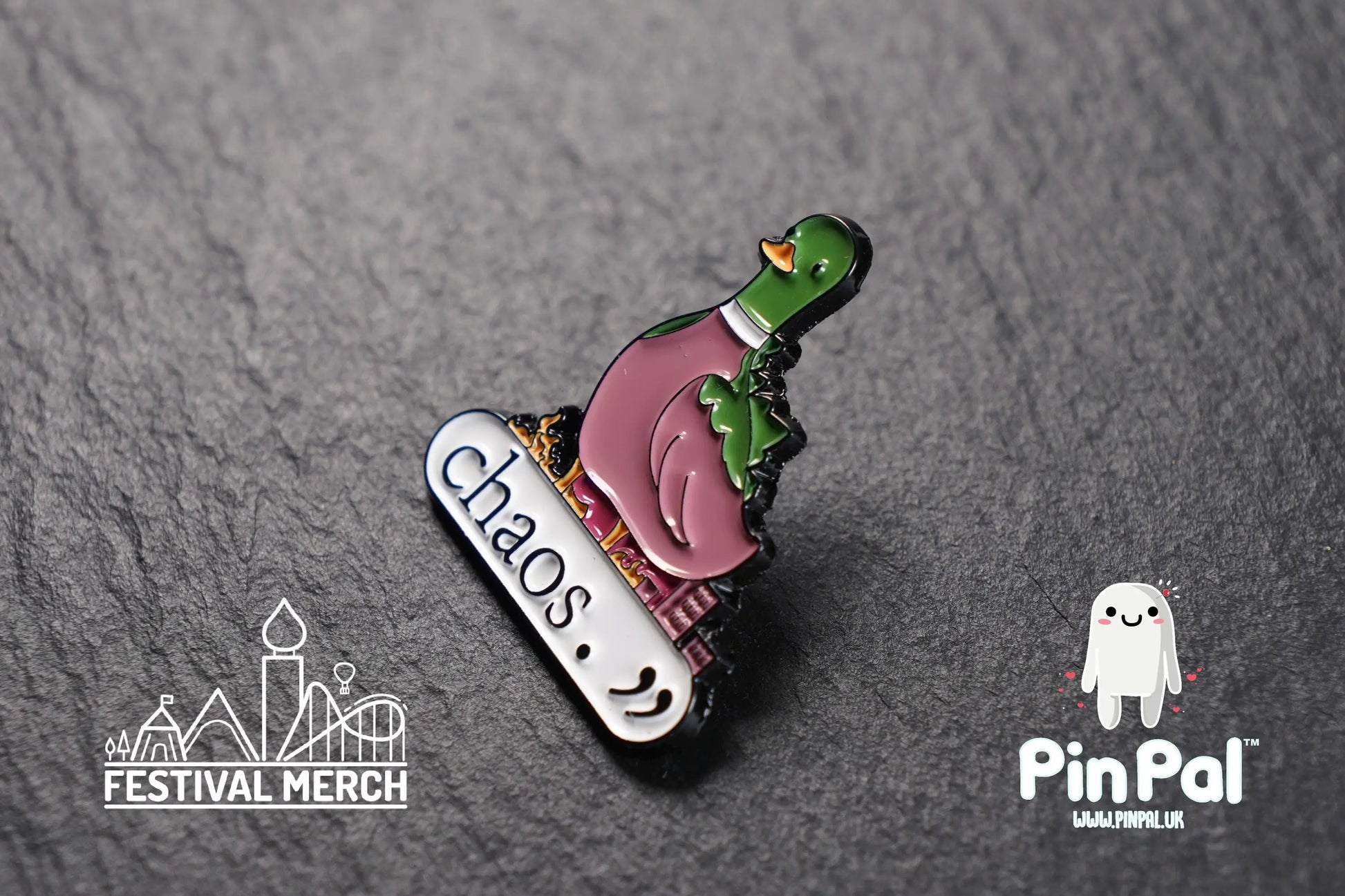 Funny Enamel Pin - PinPal UK159 - Pin Badges - Funny Gift, Music Gift, Anime Gift, Cute Gift, Positive gift, Cheeky Rude Gift, Unique Gift