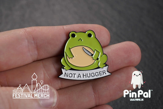 Funny Enamel Pin - PinPal UK164 - Pin Badges - Funny Gift, Music Gift, Anime Gift, Cute Gift, Positive gift, Cheeky Rude Gift, Unique Gift