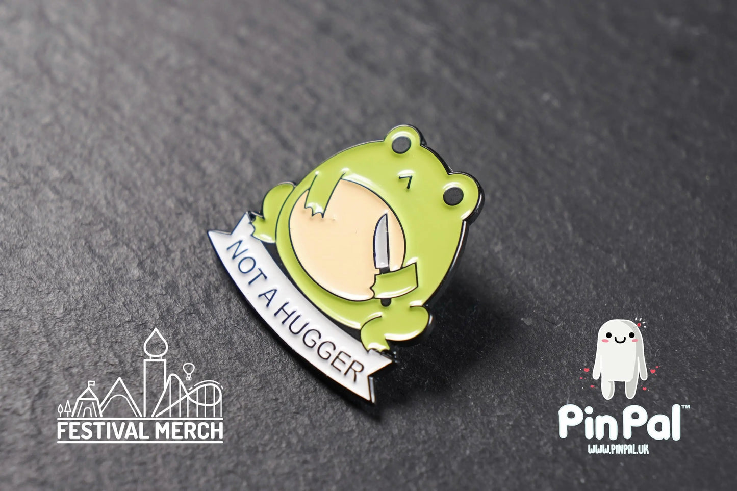 Funny Enamel Pin - PinPal UK164 - Pin Badges - Funny Gift, Music Gift, Anime Gift, Cute Gift, Positive gift, Cheeky Rude Gift, Unique Gift