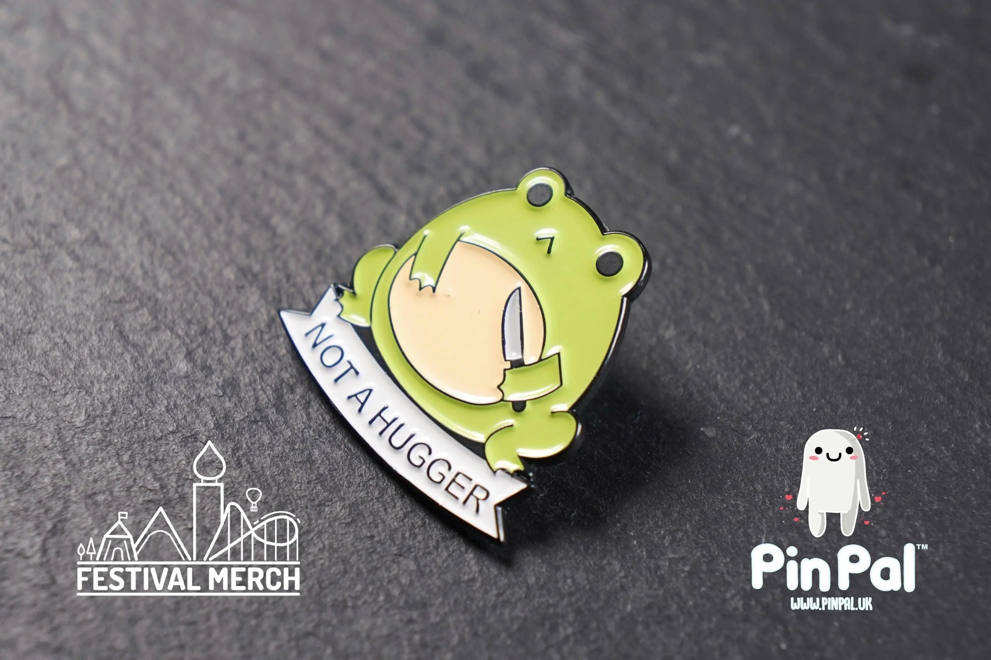 Funny Enamel Pin - PinPal UK164 - Pin Badges - Funny Gift, Music Gift, Anime Gift, Cute Gift, Positive gift, Cheeky Rude Gift, Unique Gift