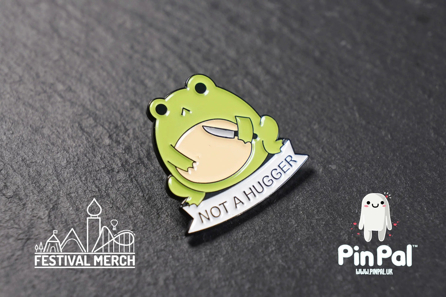 Funny Enamel Pin - PinPal UK164 - Pin Badges - Funny Gift, Music Gift, Anime Gift, Cute Gift, Positive gift, Cheeky Rude Gift, Unique Gift